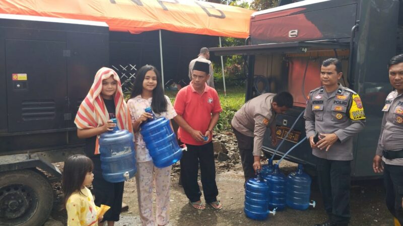Polda Sumbar Siapkan Water Treatment Bantu Penyediaan Air Bersih Daerah Terdampak Bencana