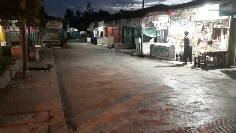 Jalan Pasar Lubuk Buaya Sudah Mulus, Pj Wako: Mari Kita Rawat Bersama