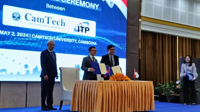 ITP Jalin MoU dengan CamTech University Kamboja, Perkuat Kerjasama Akademik dan Riset Internasional
