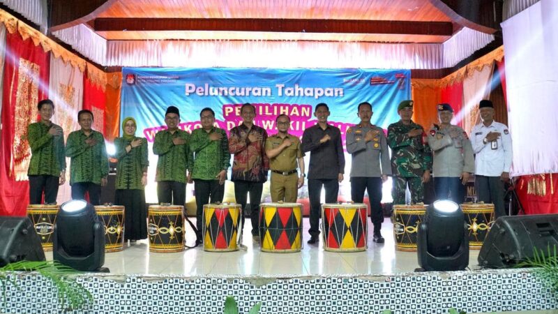 KPU Padang Panjang Luncurkan Tahapan Pilkada 2024