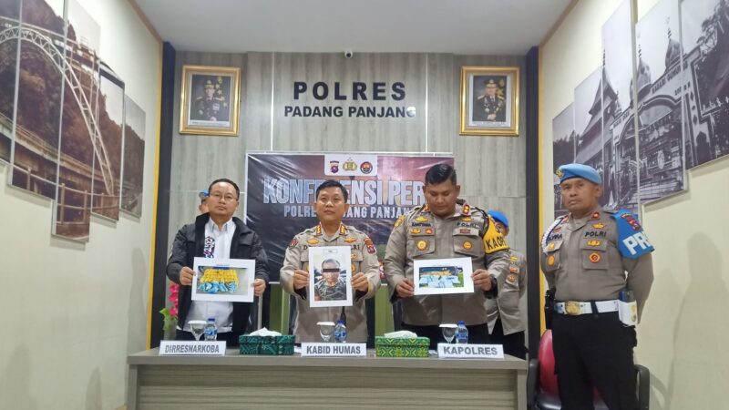 Oknum Polisi Padang Panjang Diringkus BNN Miliki 141 Paket Ganja, Kapolda Sumbar Komit Tindak Tegas