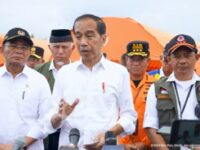 Jokowi mengatakan, bahwa akibat bencana banjir bandang yang melanda Sumbar beberap waktu lalu, menyebabkan 625 rumah warga mengalami