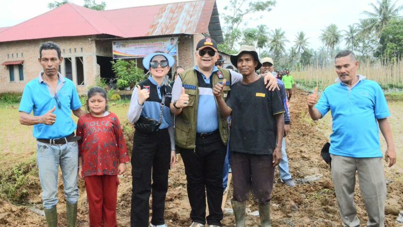 Manunggal BBGRM di Korong Gadang, Warga Hibahkan Tanah untuk Jalan Baru