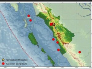 Sebanyak 13 kali gempa bumi terjadi di wilayah Sumatra Barat (Sumbar) dan sekitarnya selama periode 24-31 Mei 2024.