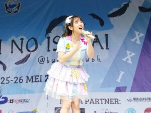 Eks Personil JKT48 Elaine Hartanto Meriahkan Festival Budaya Jepang Bunkasai XXI di UBH