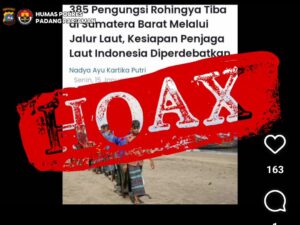 [Hoaks], Cek Fakta: 385 Pengungsi Rohingya Mendarat di Padang Pariaman
