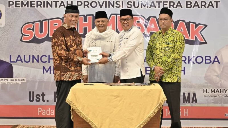 Gubernur Sumbar Luncurkan Gerakan Pencegahan Narkoba Lewat Rumah Ibadah