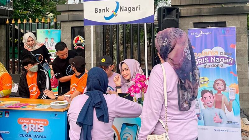 Bank Nagari Meriahkan Car Free Day dengan Edukasi dan Promo QRIS