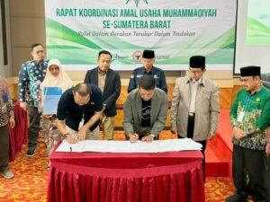 Bank Nagari dan Amal Usaha Muhammadiyah se Sumbar Tandatangani Kerjasama
