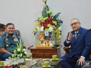 Danlantamal II Kunjungi Pj Wako Padang, Bahas Sinergi Majukan Daerah