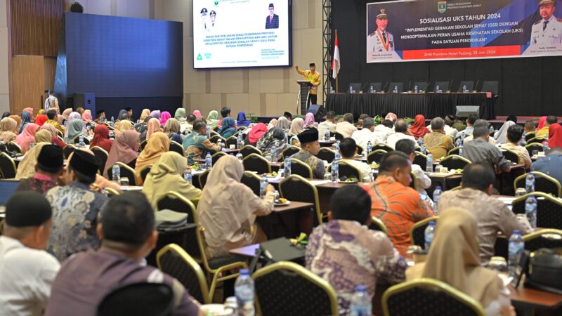 Gerakan Sekolah Sehat, Gubernur Sumbar Minta Optimalkan Peran UKS