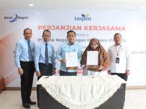 Layani Pensiunan, Bank Nagari Jalin Kerjasama dengan PT Taspen