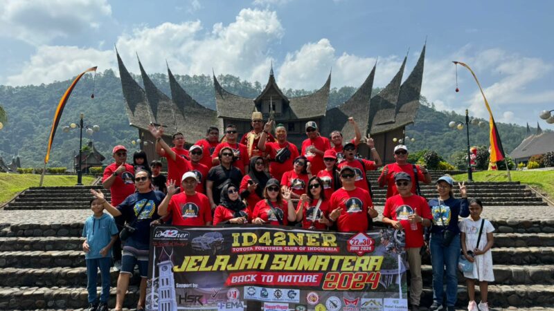 ID42NER Serahkan Bantuan Korban Galodo Ranah Minang dalam Jelajah Sumatera 2024