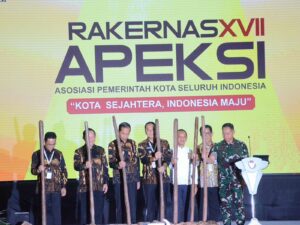 Buka Rakernas APEKSI, Presiden Ingatkan Pembangunan Kota Harus Berbasis Masyarakat