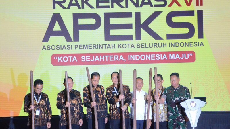 Buka Rakernas APEKSI, Presiden Ingatkan Pembangunan Kota Harus Berbasis Masyarakat