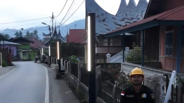 Pemkab Solsel Perbaiki 315 Lampu Hias di Kawasan Saribu Rumah Gadang