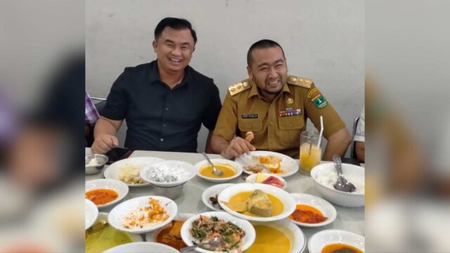 Usai Muncul Baliho Bacagub, Audy Joinaldy dan Sutan Riska Makan Siang Bareng