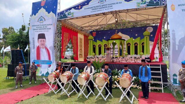 Buka MTQN 41 Agam, Gubernur Mahyeldi: Mantapkan Keterikatan Masyarakat dengan Al-Quran