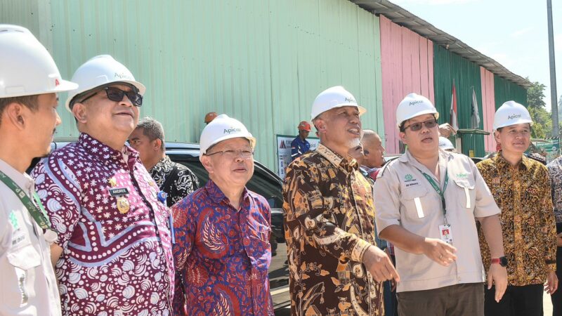 Peresmian Pabrik Pengolahan CPO, Pj Wako Padang Sebut Iklim Investasi Membaik