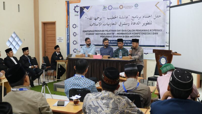Kerjasama dengan Lembaga Wakaf dari Saudi, STEI Ar Risalah Gelar Pelatihan Dai dan Calon Pengawas Koperasi Syariah