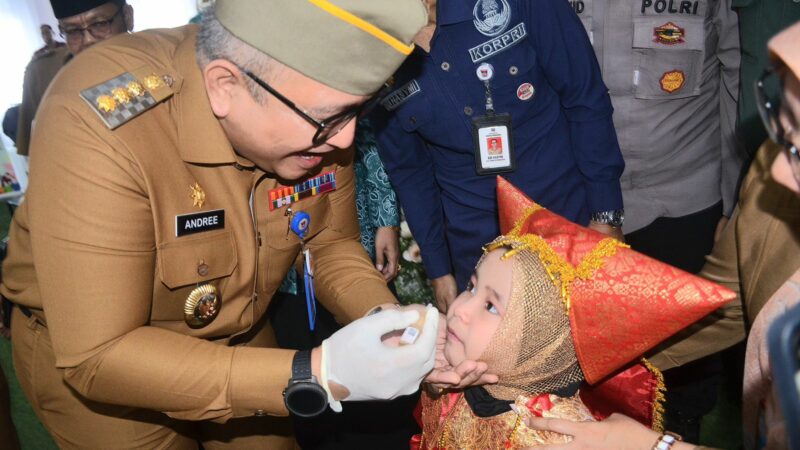 Pj Wako Ajak Semua Pihak Sukseskan PIN Polio di Padang