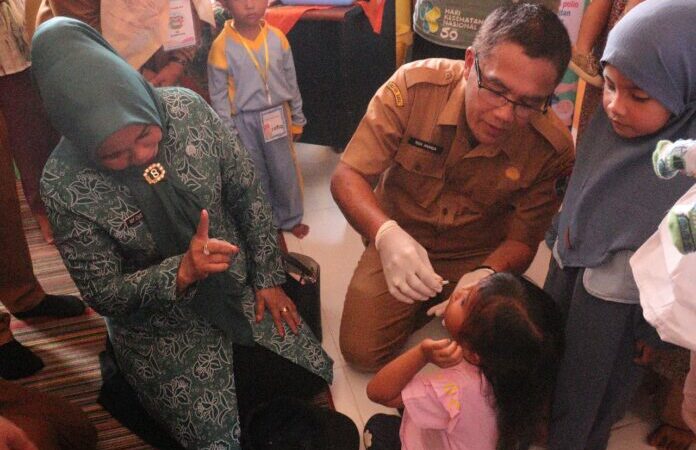 Pemko Payakumbuh melaunching Posyandu Integrasi Layanan Primer (ILP) bidang kesehatan dan pencananangan PIN Polio