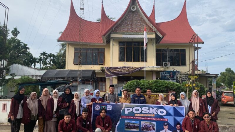 Sebanyak 21 mahasiswa UIN Imam Bonjol Padang menjalani Kuliah Kerja Nyata (KKN) di Nagari Tanjung Bonai Aur, Kecamata Sumpur Kudus