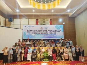 LPM UIN Imam Bonjol Padang menggelar Workshop Pengisian Risk Register Manajemen Resiko di lingkungan UIN Imam Bonjol Padang.