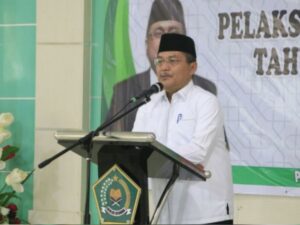 Kanwil Kementerian Agama (Kemenag) Sumatra Barat menggelar acara tasyakuran sukses penyelenggaraan ibadah haji pada Selasa (23/7/2024)