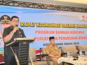 Rakorda Program Bangga Kencana, Pemko Padang Ajak Semua Pihak Kolaborasi Cegah Stunting