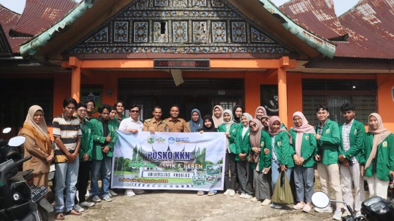 KKN di Nagari Siguntur Pessel, Mahasiswa Unand Diminta Bantu Atasi Stunting