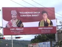 Muncul Baliho Audy Joinaldy dan Arief Muhammad, Maju Pilgub Sumbar?