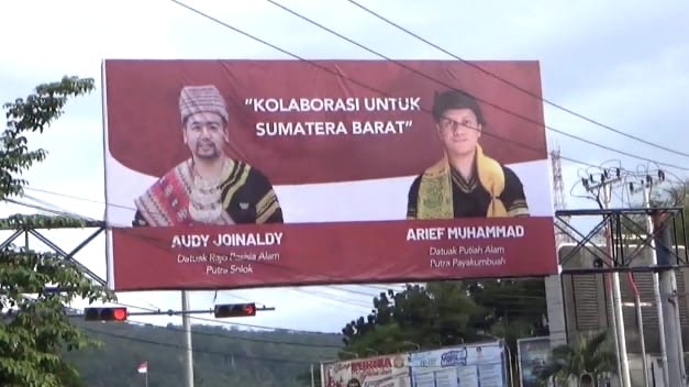 Muncul Baliho Audy Joinaldy dan Arief Muhammad, Maju Pilgub Sumbar?