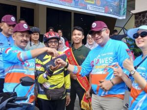 Warga Lubeg Menangkan Doorprize Sepeda Motor Padang Gowes Adventure 2024
