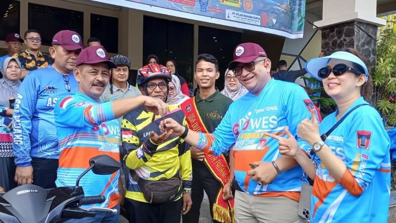 Warga Lubeg Menangkan Doorprize Sepeda Motor Padang Gowes Adventure 2024