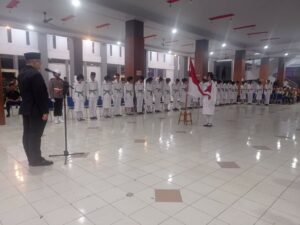 Pj Wako Andree Kukuhkan 56 Anggota Paskibraka Kota Padang