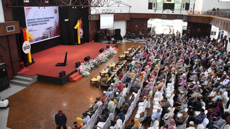 Ramah Tamah dengan Pensiunan, PT Semen Padang Bayarkan JHT dan Tunjangan Kesehatan