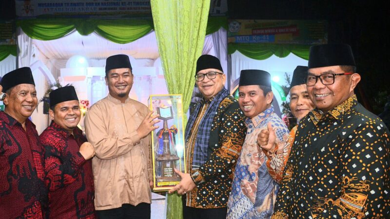 MTQN Ke-41 Tingkat Kota Padang Ditutup, Koto Tangah Raih Juara Umum