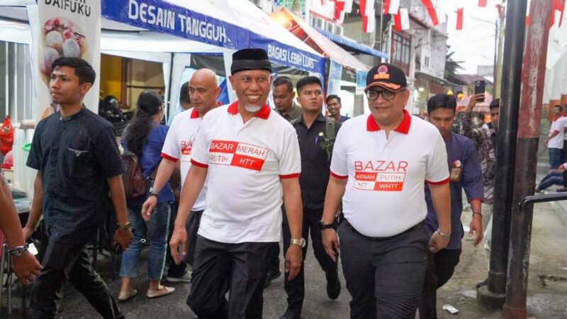 Digelar 16-24 Agustus, Pj Wako Andree Algamar Ajak Masyarakat Kunjungi Bazar Merah Putih HTT Padang