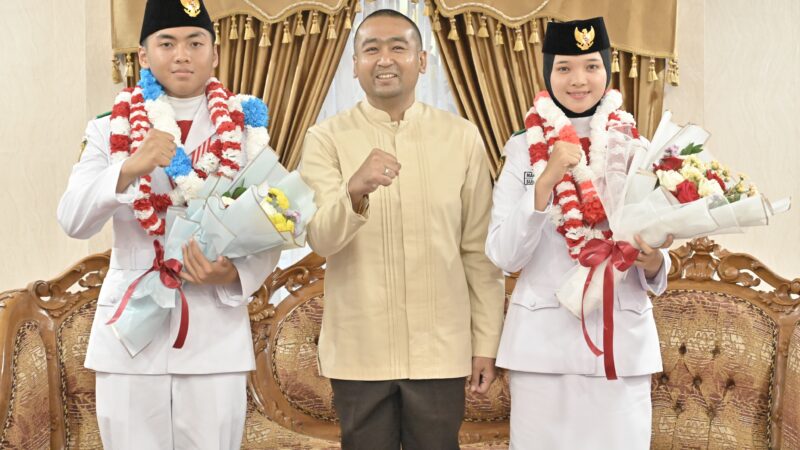 Sambut 2 Paskibraka Asal Sumbar, Wagub Audy: Tularkan Semangat ke Pelajar Lainnya