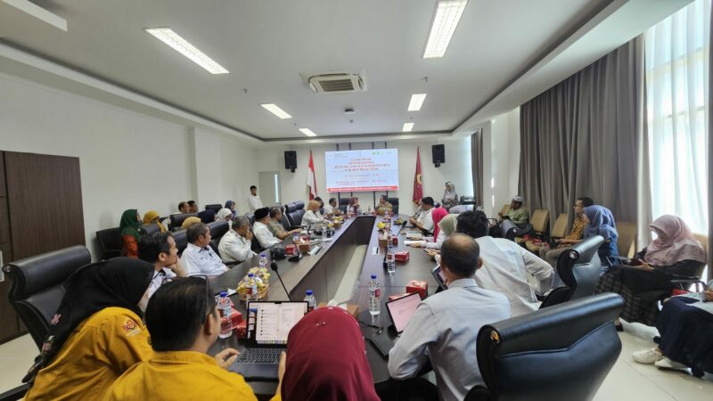 UIN Imam Bonjol Padang kedatangan Inspektur Wilayah II pada Inspektorat Jenderal Kementerian Agama RI, Ruchman Basori, Selasa (6/8/2024).