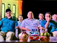 Gerindra mendeklarasikan 20 pasangan calon kepala daerah dan wakil kepala daerah se-Sumbar di hadapan puluhan ribu pengunjung