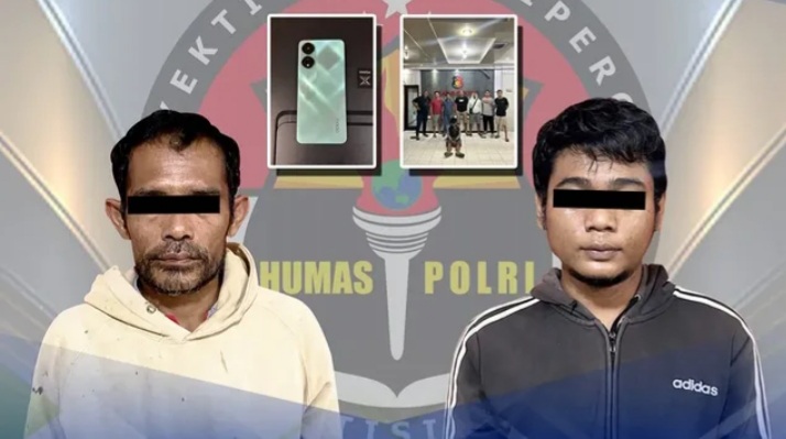 Dua orang pria yang diduga telah melakukan tindak pencurian di Kantor Balaikota lama Bukik Sibaluik pada 2023 silam ditangkap Tim Buser