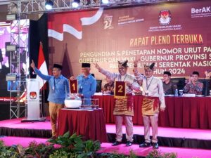 Pilgub Sumbar 2024: Dapatkan Nomor Urut 01, Mahyeldi-Vasko Tawarkan Visi Sumbar Madani, Maju, dan Berkeadilan