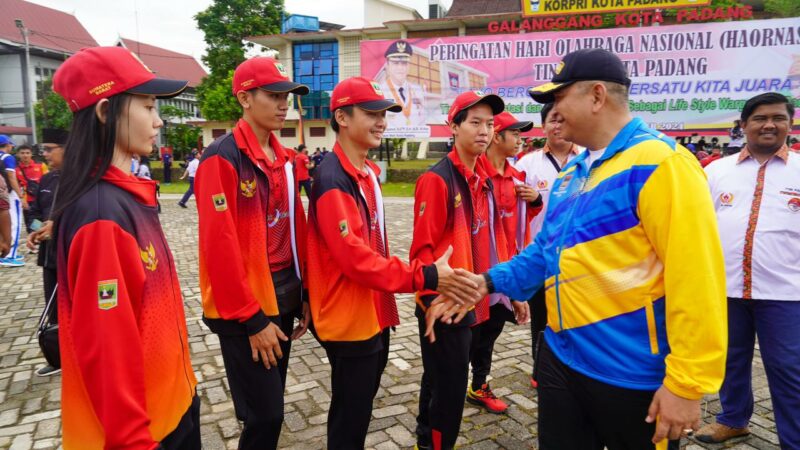 Peringati Haornas ke-41, Pj Wako Andree Algamar: Prestasi Olahraga Kota Padang Terus Meningkat