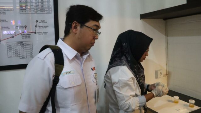 Pastikan Keselamatan Perjalanan, KAI Divre Sumbar Lakukan Tes Narkoba Pegawai Secara Acak