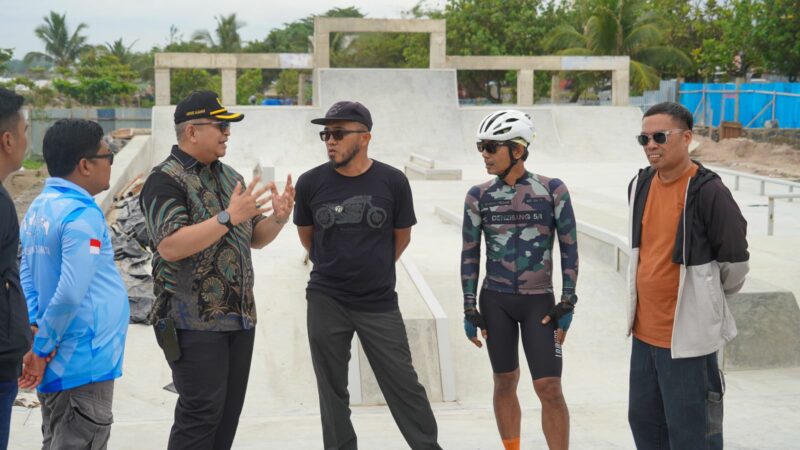 Progres Capai 55 Persen, Pemko Kebut Pembangunan Padang Skatepark