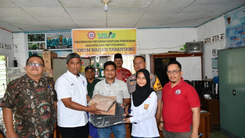 Lewat Forum Nagari Tarantang, Semen Padang Salurkan Bantuan Sosial untuk Pendidikan dan Kesehatan