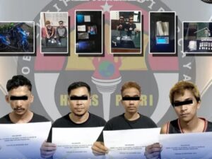 Tim Phantom Sat Narkoba Polres Payakumbuh menangkap empat tersangka dalam kasus penyalahgunaan narkotika jenis sabu dan ganja pada Selasa (3/9/2024) malam.