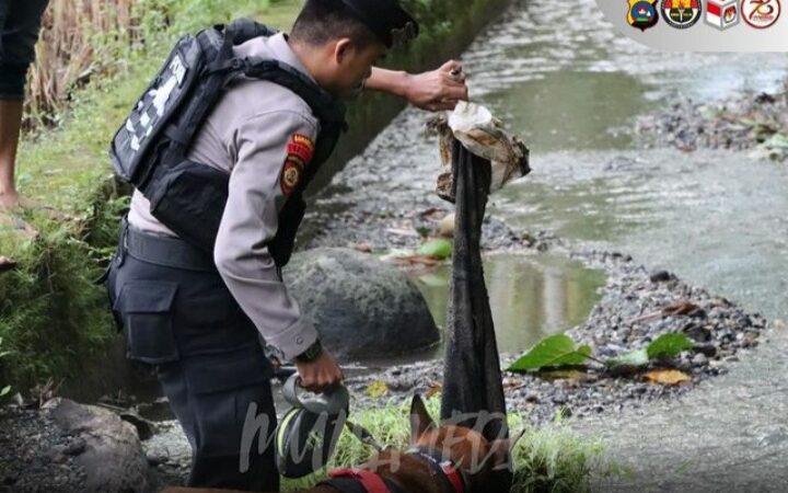 Tim Unit Satwa Polda Sumbar melakukan pelacakan di Jorong Pasa Surau, Nagari Guguak, Kecamatan 2x11 Kayu Tanam, Kabupaten Padang Pariaman